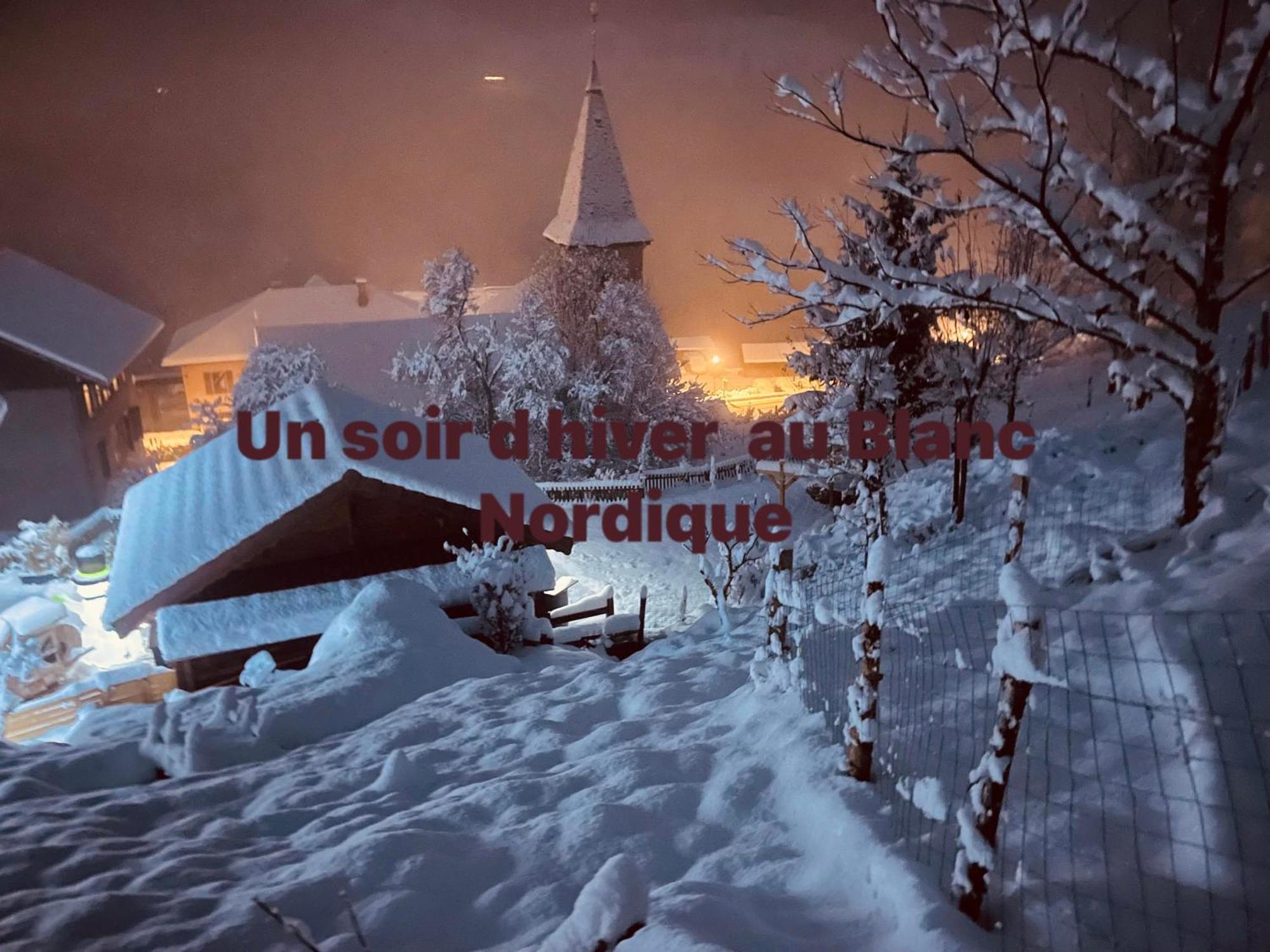 Le Blanc Nordique Villa Le Bouchet-Mont Charvin Екстериор снимка